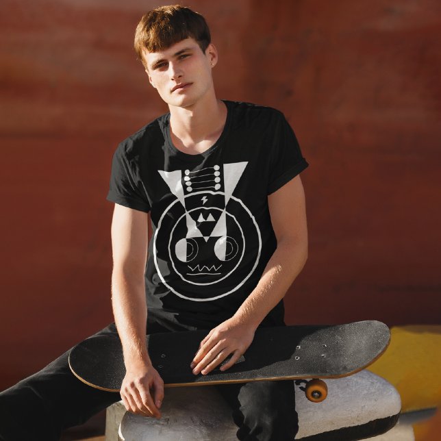 Ox Zodiac Geometric - Ushi Symbol for All Ages T-Shirt (Creator Uploaded)