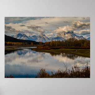 Oxbow Bend Grand Teton National Park Poster