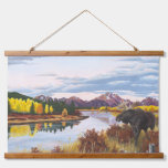 Oxbow Bend Grand Teton&#39;s Hanging Tapestry