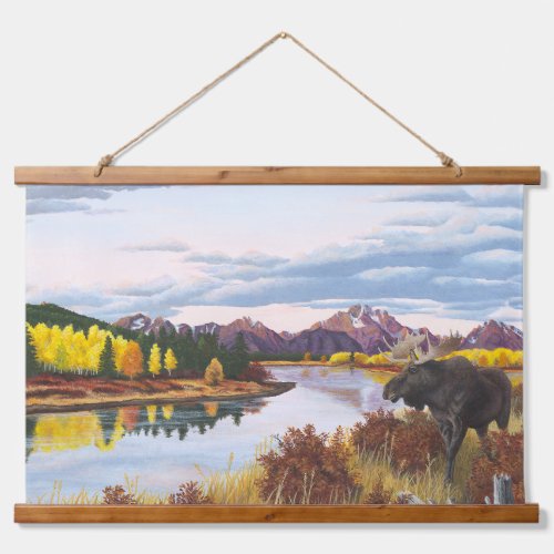 Oxbow Bend Grand Tetons Hanging Tapestry