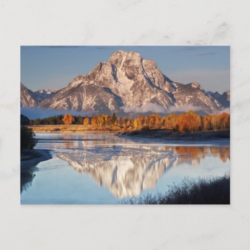 Oxbow Bend Grand Tetons in the morning light Postcard