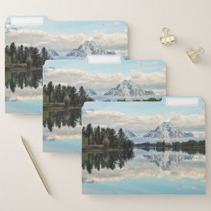 Oxbow Bend Reflection File Folder