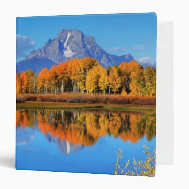 Oxbow Bend Sunrise 3 Ring Binder (Front/Inside)