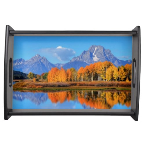 Oxbow Bend Sunrise Serving Tray