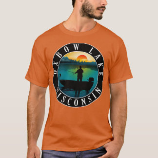Oxbow Lake Wisconsin Fishing T-Shirt