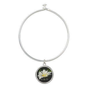 Oxeye Daisy Bangle Bracelet