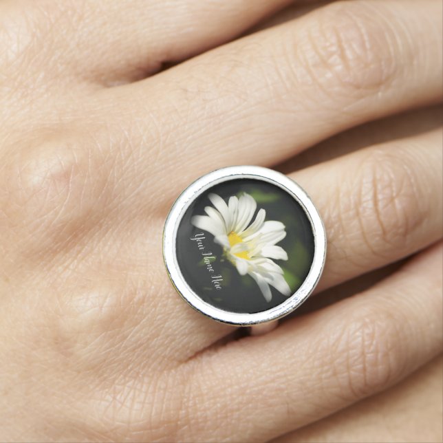 Oxeye Daisy Round Ring (In Situ)