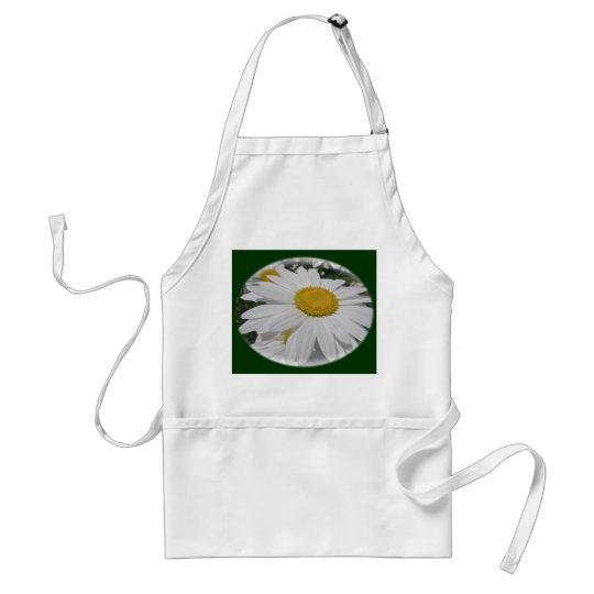 Oxeye Daisy Wildflower Floral Items Adult Apron