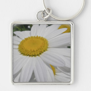 Oxeye Daisy Wildflower Floral Items Keychain