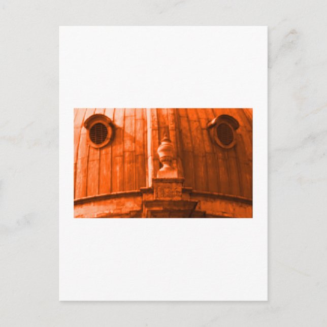 Oxford 1986 snapshot 163 Orange The MUSEUM Zazzle Postcard (Front)