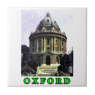 Oxford 1986 snapshot 198 Green The MUSEUM Zazzle Tile