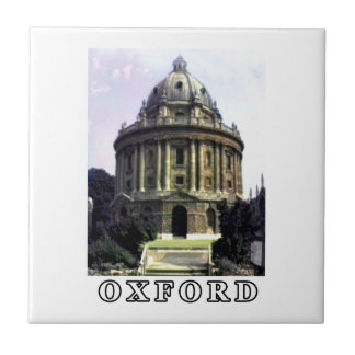 Oxford 1986 snapshot 198 White The MUSEUM Zazzle Tile