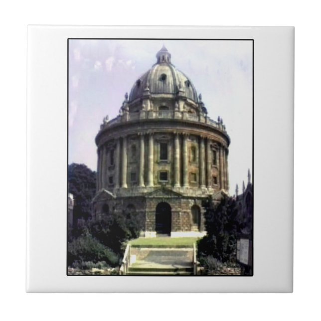 Oxford 1986 snapshot 198a The MUSEUM Zazzle Tile (Front)