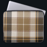 Oxford Black and Tan Plaid  Laptop Sleeve<br><div class="desc">Laptop Sleeve;: Keep your laptop safe and stylish with our Oxford Black and Tan Plaid Laptop Sleeve. Designed with a soft, padded interior, this sleeve protects your device from scratches and bumps. The tan plaid pattern, featuring black, brown, and white details, exudes a light academia aesthetic, perfect for adding a...</div>