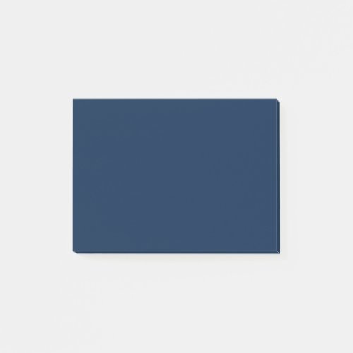 Oxford Blue Solid Color Post_it Notes