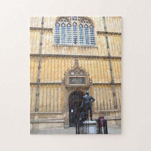 Oxford Bodleian Library Entrance Oxford England Jigsaw Puzzle