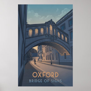 Oxford Bridge Of Sighs Travel Poster