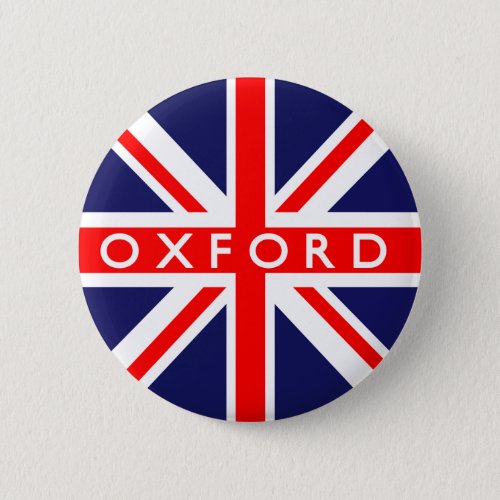 Oxford  British Flag Button