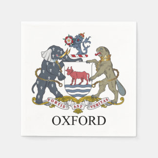 Oxford coat of arms napkins
