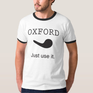 Oxford Comma. Just Use it. Ringer Shirt