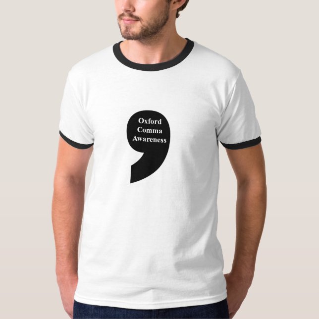 Oxford Comma Men's T-Shirt (Front)