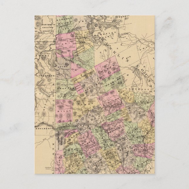 Oxford County, Maine Postcard (Front)