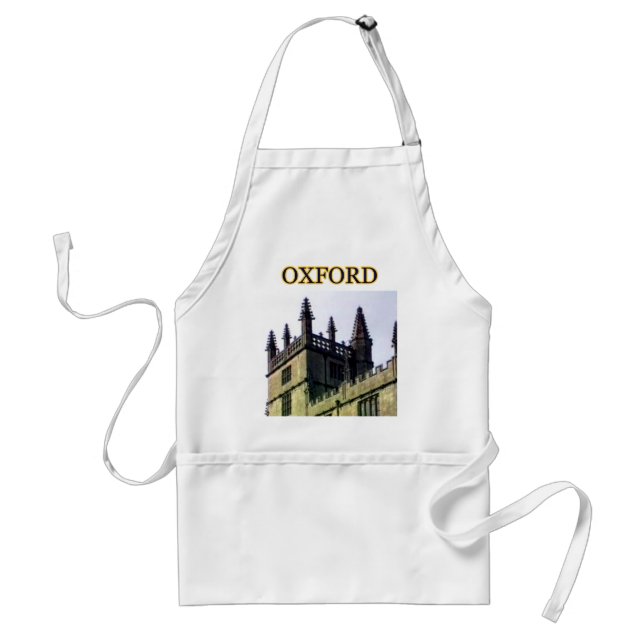 Oxford England 1986 Building Spirals 1 Adult Apron (Front)