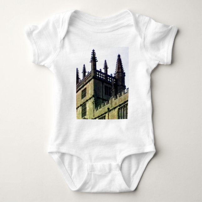 Oxford England 1986 Building Spirals 1 Baby Bodysuit (Front)