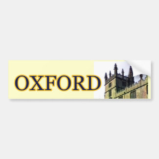 Oxford England 1986 Building Spirals 1 Bumper Sticker