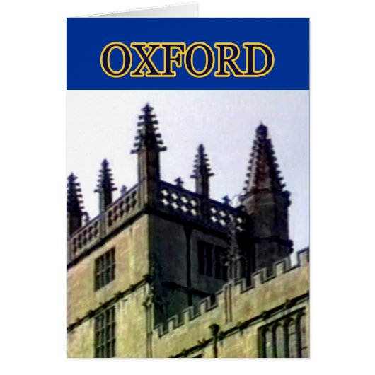 Oxford England 1986 Building Spirals 1 Cards (Front)