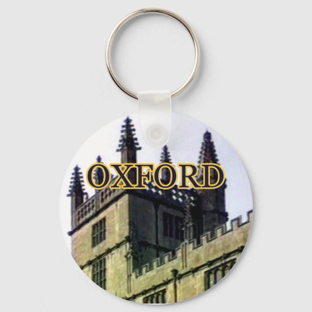 Oxford England 1986 Building Spirals 1 Keychain (Front)