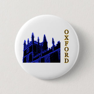 Oxford England 1986 Building Spirals Blue Button