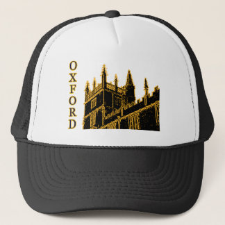 Oxford England 1986 Building Spirals Brown Trucker Hat