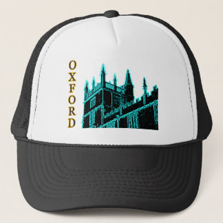 Oxford England 1986 Building Spirals Cyan Trucker Hat