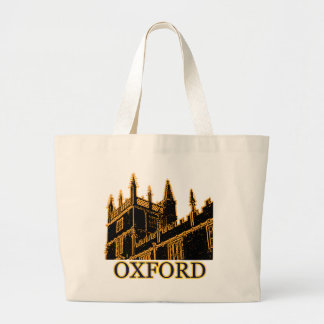 Oxford England 1986 Building Spirals Gold Large Tote Bag