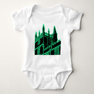 Oxford England 1986 Building Spirals Green Baby Bodysuit
