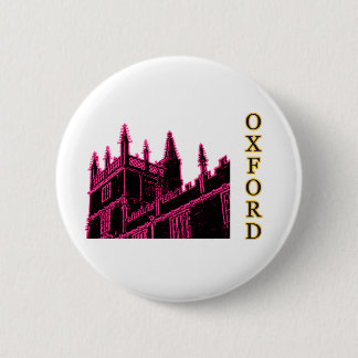 Oxford England 1986 Building Spirals Magenta Button
