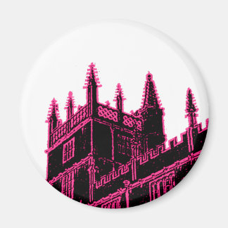 Oxford England 1986 Building Spirals Magenta Magnet