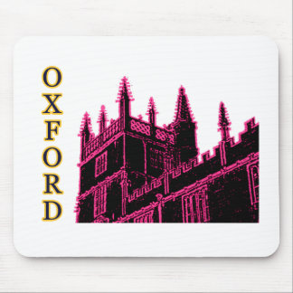 Oxford England 1986 Building Spirals Magenta Mouse Pad