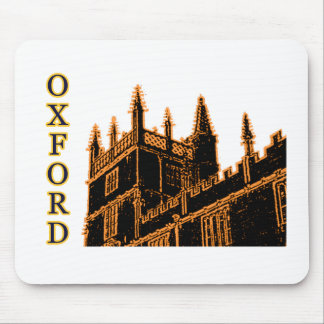 Oxford England 1986 Building Spirals Orange Mouse Pad
