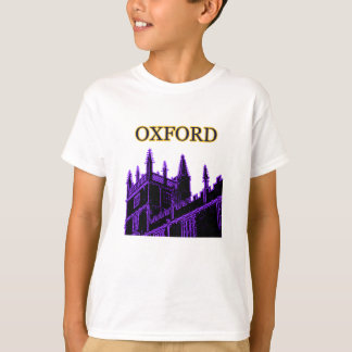 Oxford England 1986 Building Spirals Purple T-Shirt