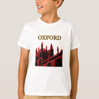 Oxford England 1986 Building Spirals Red T-Shirt