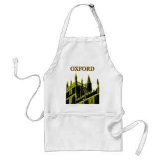 Oxford England 1986 Building Spirals Yellow Adult Apron