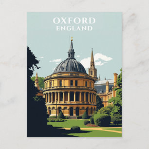 Oxford England Travel Historic Postcard