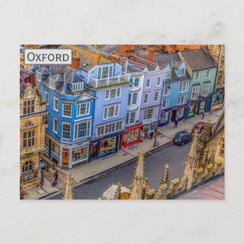 Oxford England Travel Photo Postcard