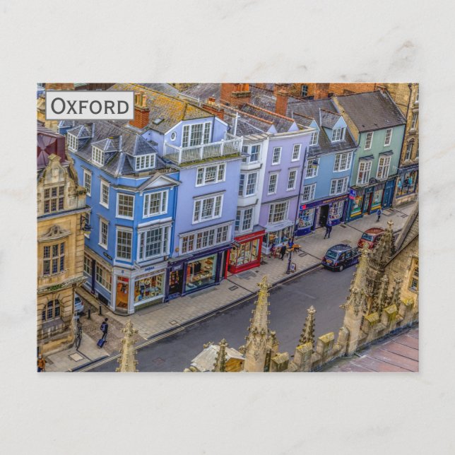 Oxford England Travel Photo Postcard (Front)