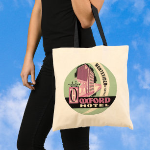 Oxford Hotel, Montevideo, Uruguay, Vintage Travel Tote Bag