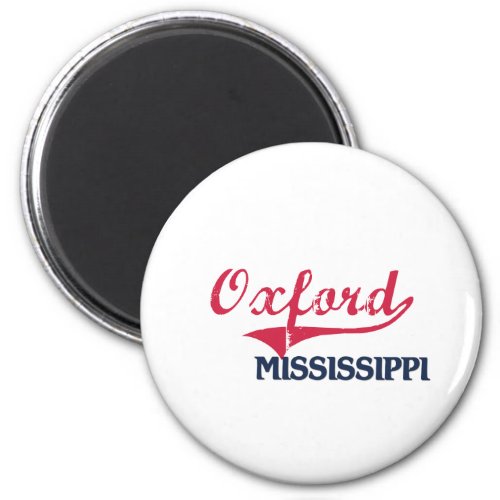 Oxford Mississippi City Classic Magnet