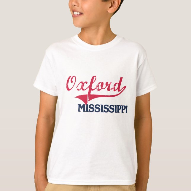 Oxford Mississippi City Classic T-Shirt (Front)