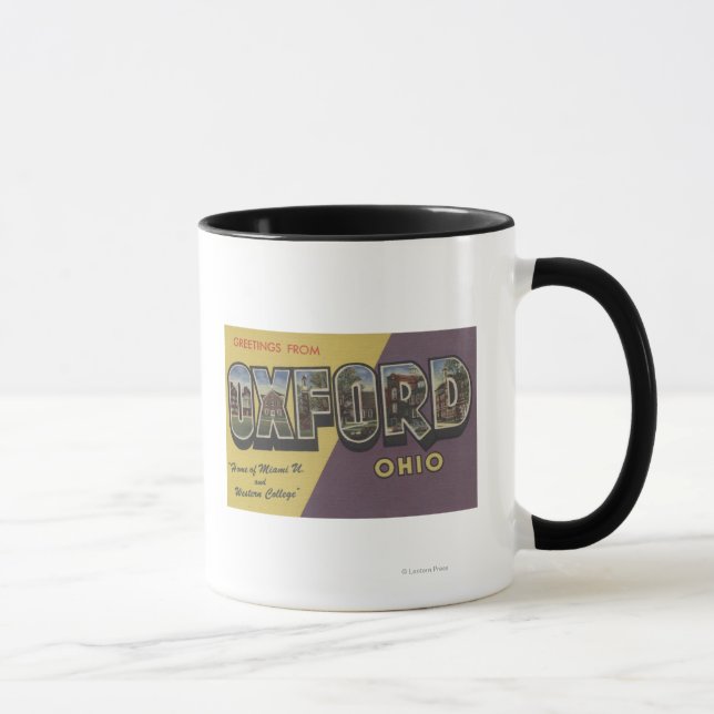 Oxford, Ohio - Miami U & Western College Mug (Right)